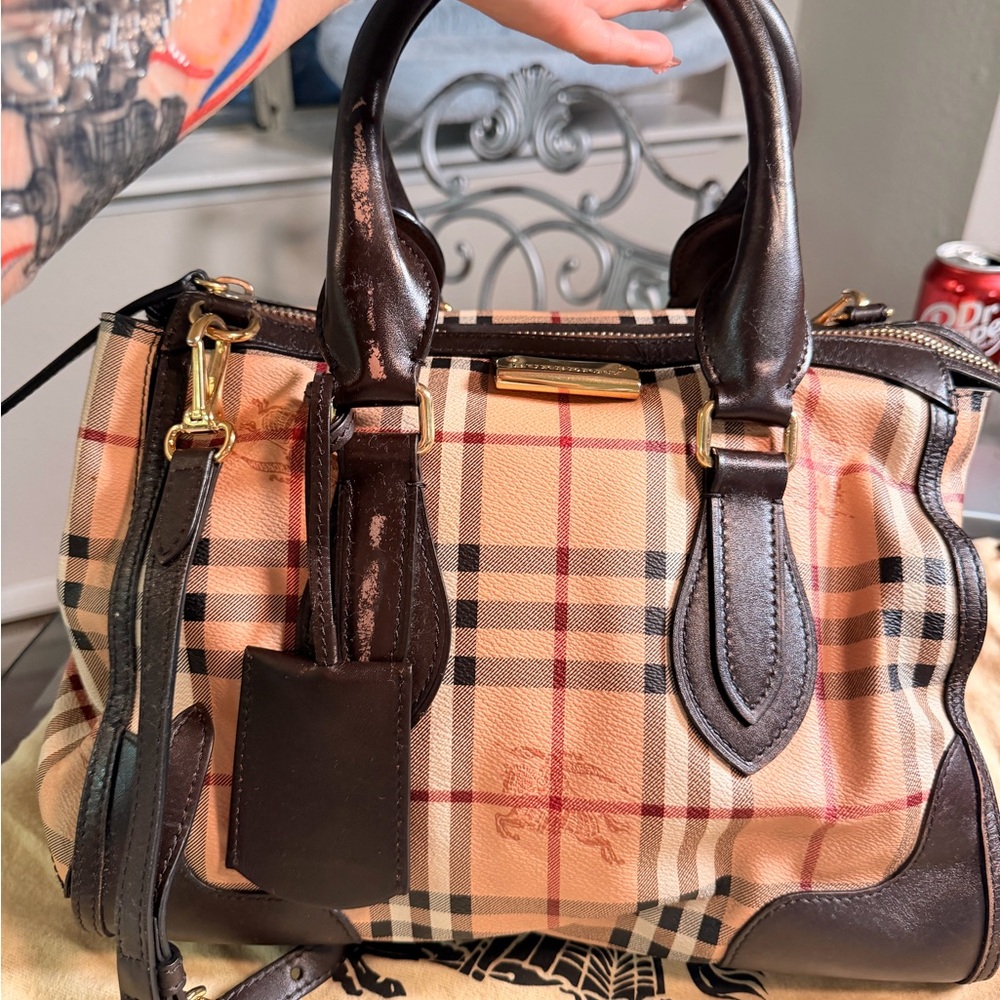 burberry duffle with dust bag
